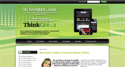 Desktop Screenshot of hi-tech4all.it